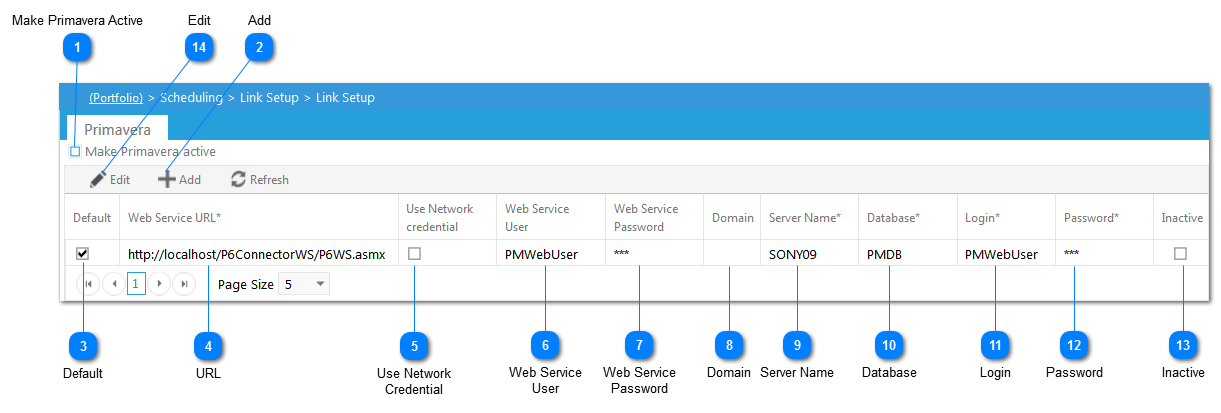 Link Setup